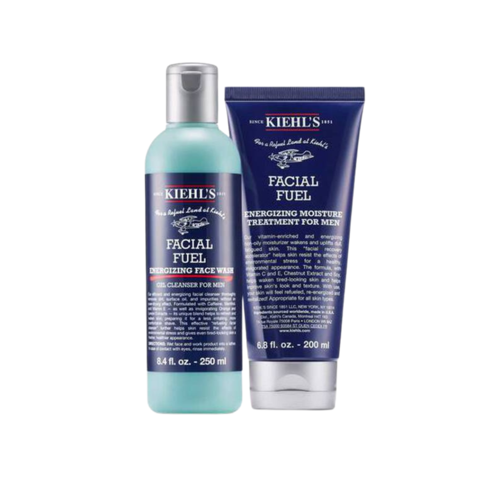 Two facial products for men from Kiehls.